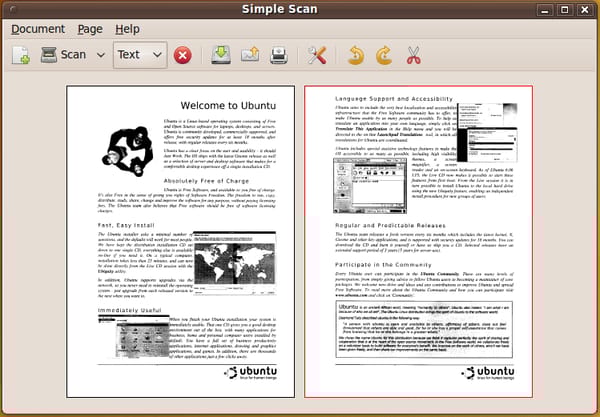 Ubuntu Simple Scan